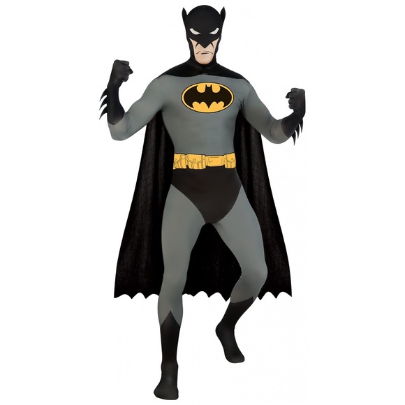 *Sold* Batman 2nd Skin Suit Halloween Costume Adult - Picture 1 of 8